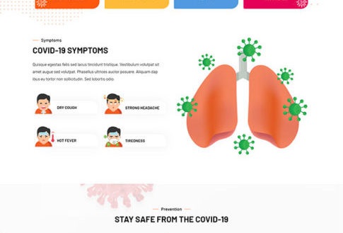 Wiras - Covid-19 Health Elementor Template Kit