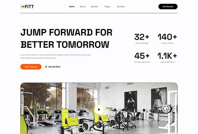 X-Fitt - Personal Trainer & Gym Elementor Template Kit