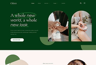 Chloro - Skincare & Dermatology Elementor Template Kit