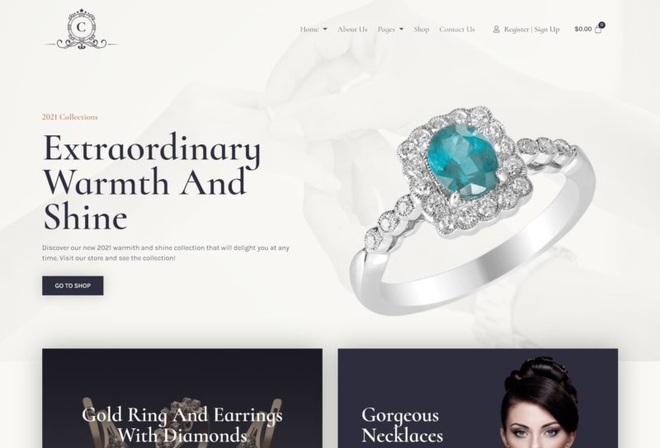Custom Made - Customized Jewellery & Goldsmith Elementor Template Kit