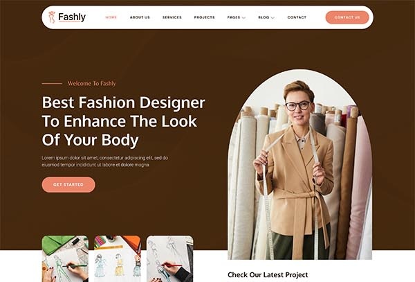 Fashly – Fashion & Clothing Designer Elementor Template Kit