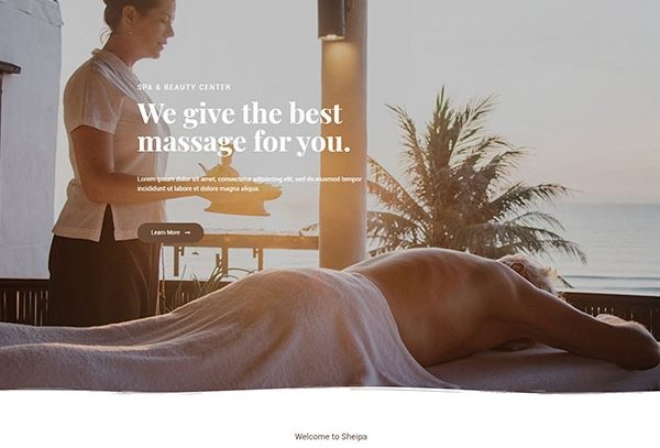 Sheipa - Spa & Beauty Elementor Template Kit