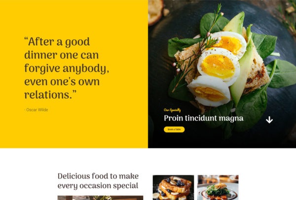 Coliv - Restaurant Template Kit