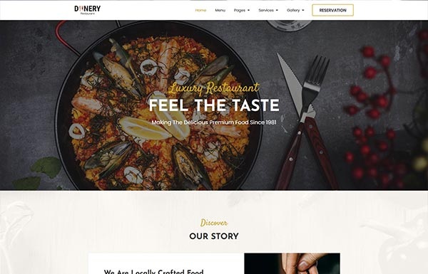 Dinery - Restaurant Template Kit