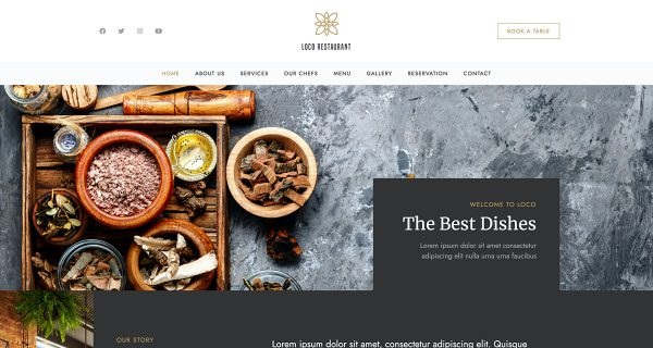 Loco Restaurant Template Kit