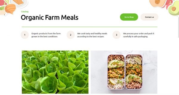ORFA - Organic Farm Products Elementor Template Kit
