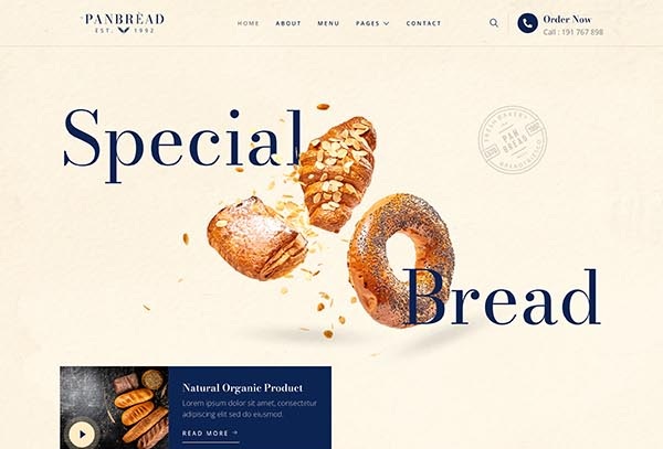 PANBREAD – Fresh Bakery & Pastry Elementor Template Kit