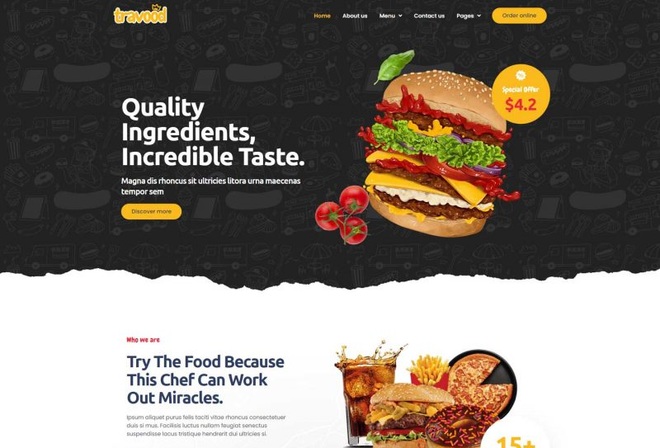 Travood - Template kit for Street food & Food truck