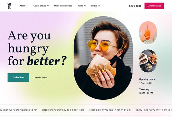 Vegi - Vegan Street Food Restaurant & Takeaway Elementor Template Kit