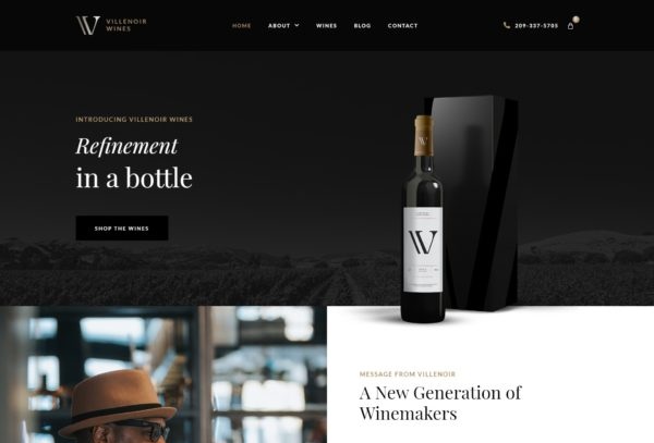 Villenoir - Wine Template Kit