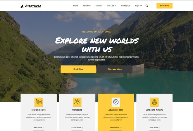 Aventoura - Template Kit for Travel