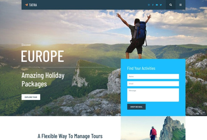 Tatra - Travel Agency Template Kit
