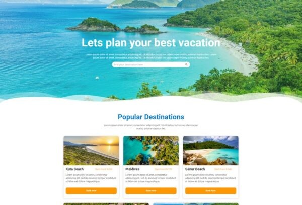 Vacaday - Travel And Trip Template Kit