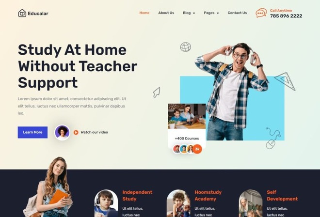 Educalar - Homeschooling Elementor Template Kit