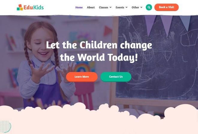 Edukids | Kindergarten & Child Care Elementor Template Kit