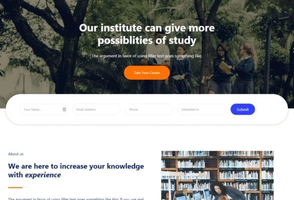 Eduliv Elementor Template Kit