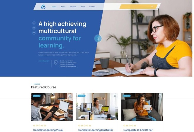 Eureka - Learning Management System (LMS) Elementor Template Kit