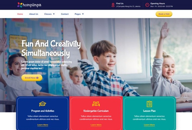 Hompimpa - Template Kit for Kindergarten & Preschool Education