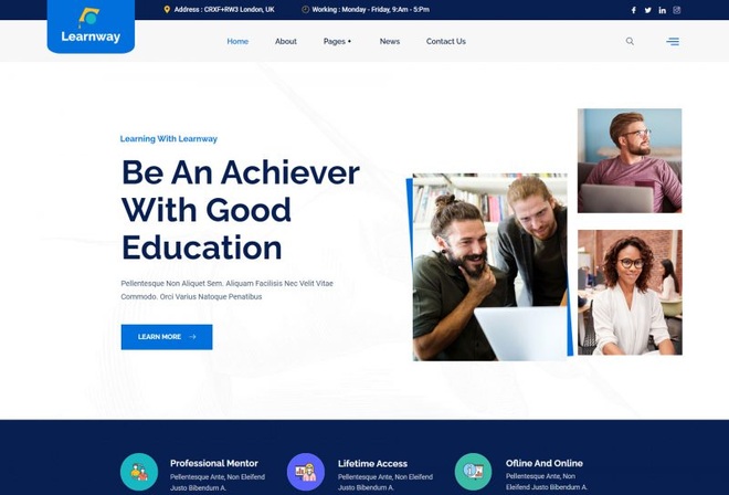 Learnway - Online Education Course