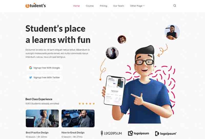 Student's - ECourse Template Kit