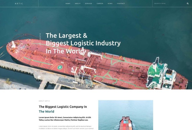 Artic - Logistic and Company Profile Elementor Kit
