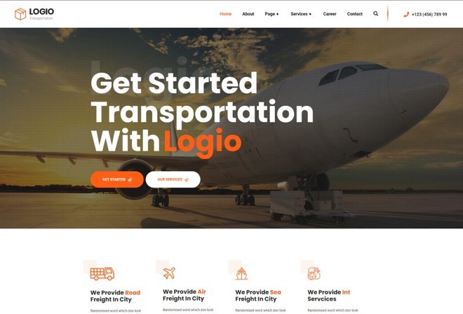 Logio - Logistics & Transportation