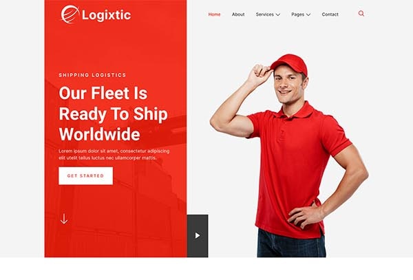 Logixtic – Transportation & Logistic Elementor Template Kit