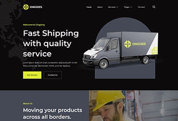Ongoes - Shipping & Transportation Company Elementor Template Kit