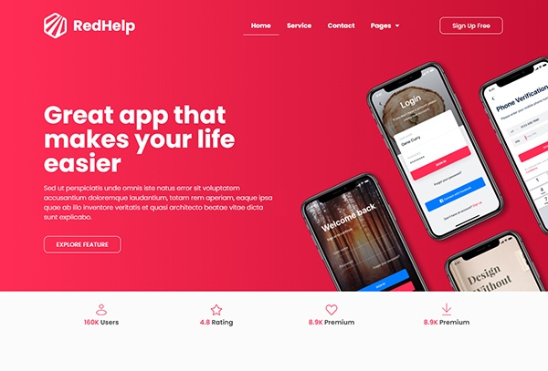 RedHelp - Startup Showcase Template Kit