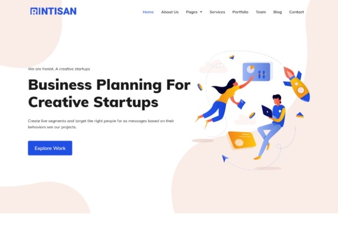 Rintisan - Startup Business Elementor Template Kit