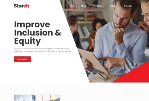 Starch | Responsive Startup Business Web