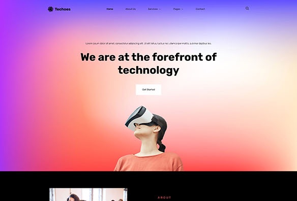 Techoes - Tech & Software Company Elementor Template kit