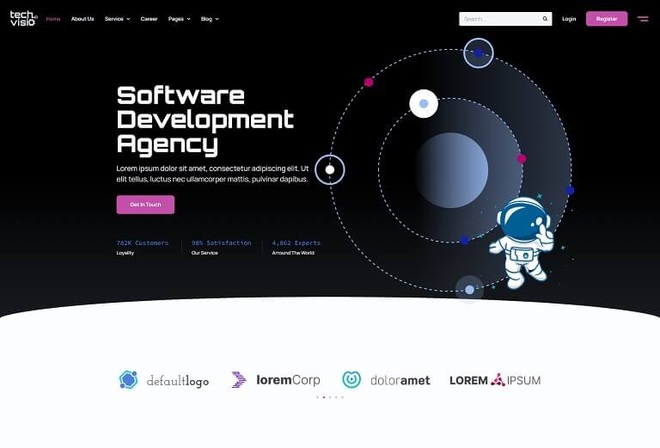 Techvisio Technology & Software Development Elementor Template Kit