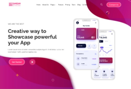 Zamzam - App Landing Elementor Template Kit