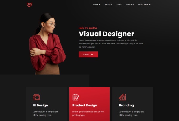 Agetha - Creative Portfolio Template Kit