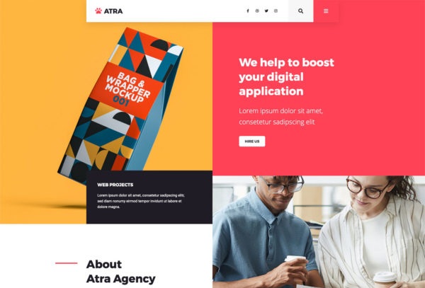 Atra - Agency Template Kit