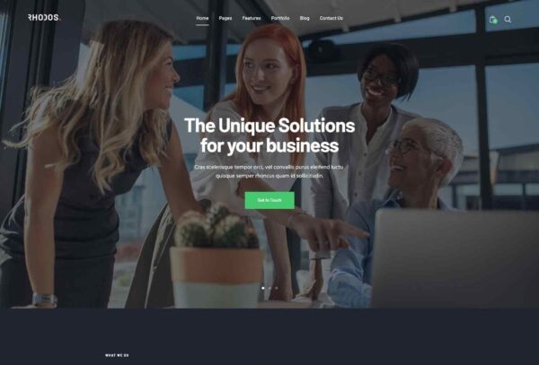 AxiomThemes Business Portfolio Template Kit