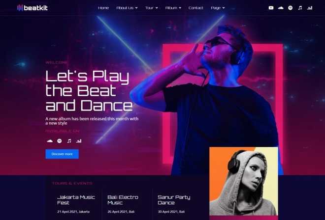 BeatKit - Template Kit for Beat Music or DJ