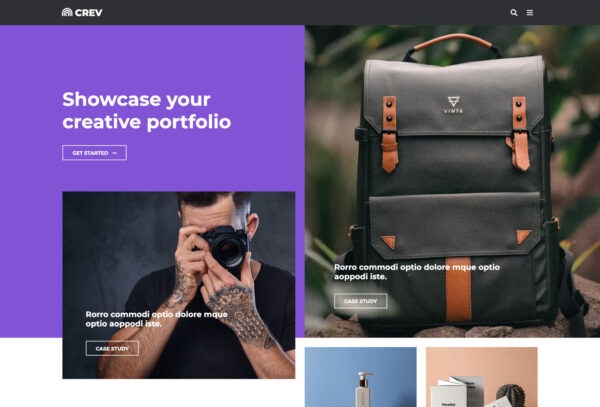 Crev - Creative Agency Template Kit