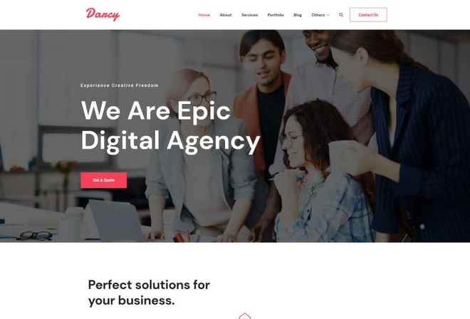 Darcy - Creative Agency Elementor Template kit