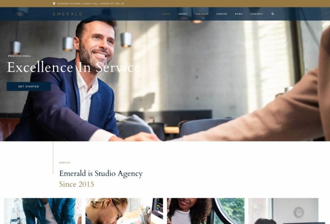 Emerald - Creative Agency Elementor Template Kit