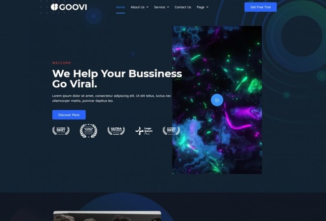 Goovi - Template Kit For Creative Agency & Marketing