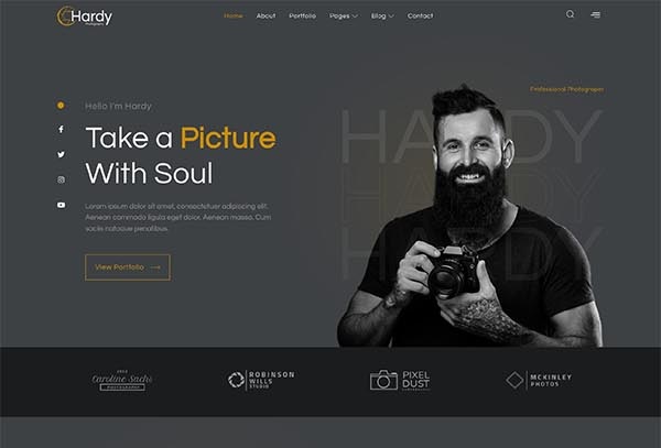 Hardy – Photography & Portfolio Elementor Template Kit