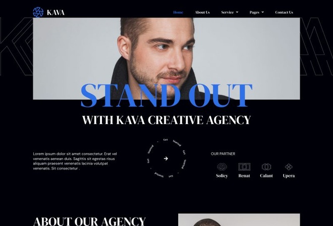 Kava - Creative Agency Template Kits