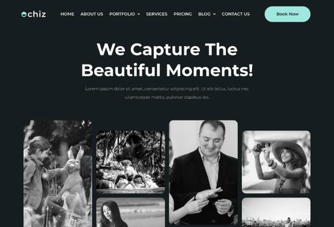 Ochiz - Photography & Portfolio Elementor Template Kit