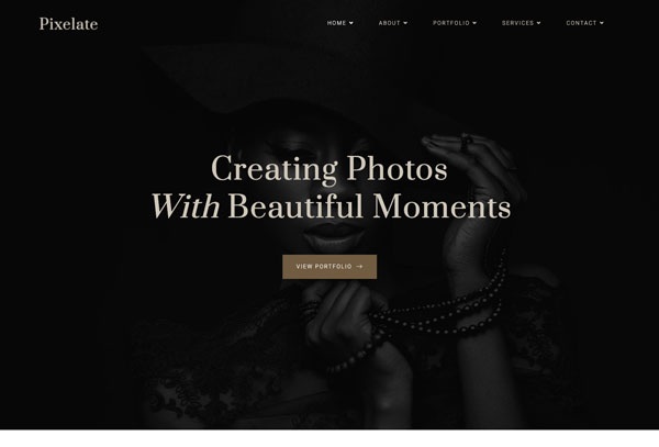 Pixelate - Portfolio & Photography Template Kit
