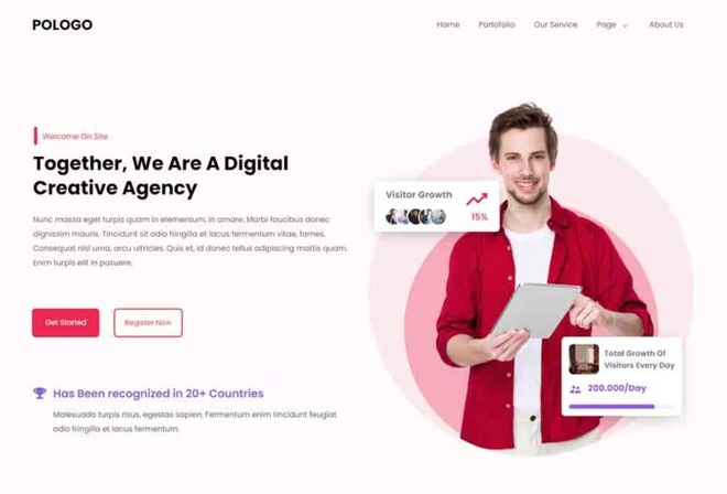 Pologo - Digital Creative Agency Templates Kit