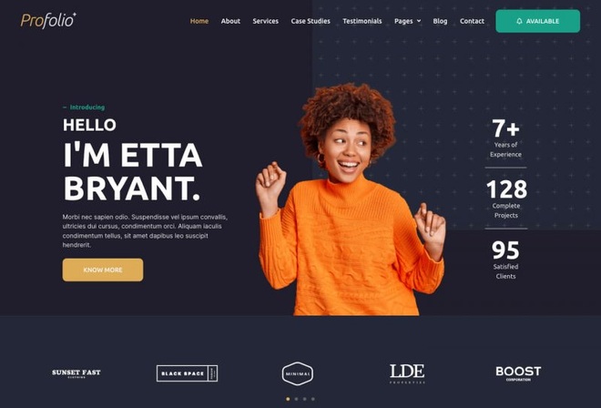 Profolio - CV Resume Portfolio Elementor Template Kit
