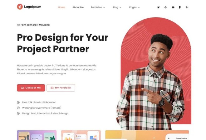 SiviGUE - Personal Portfolio Elementor Template Kit
