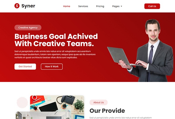 Syner - Creative Agency Template Kit